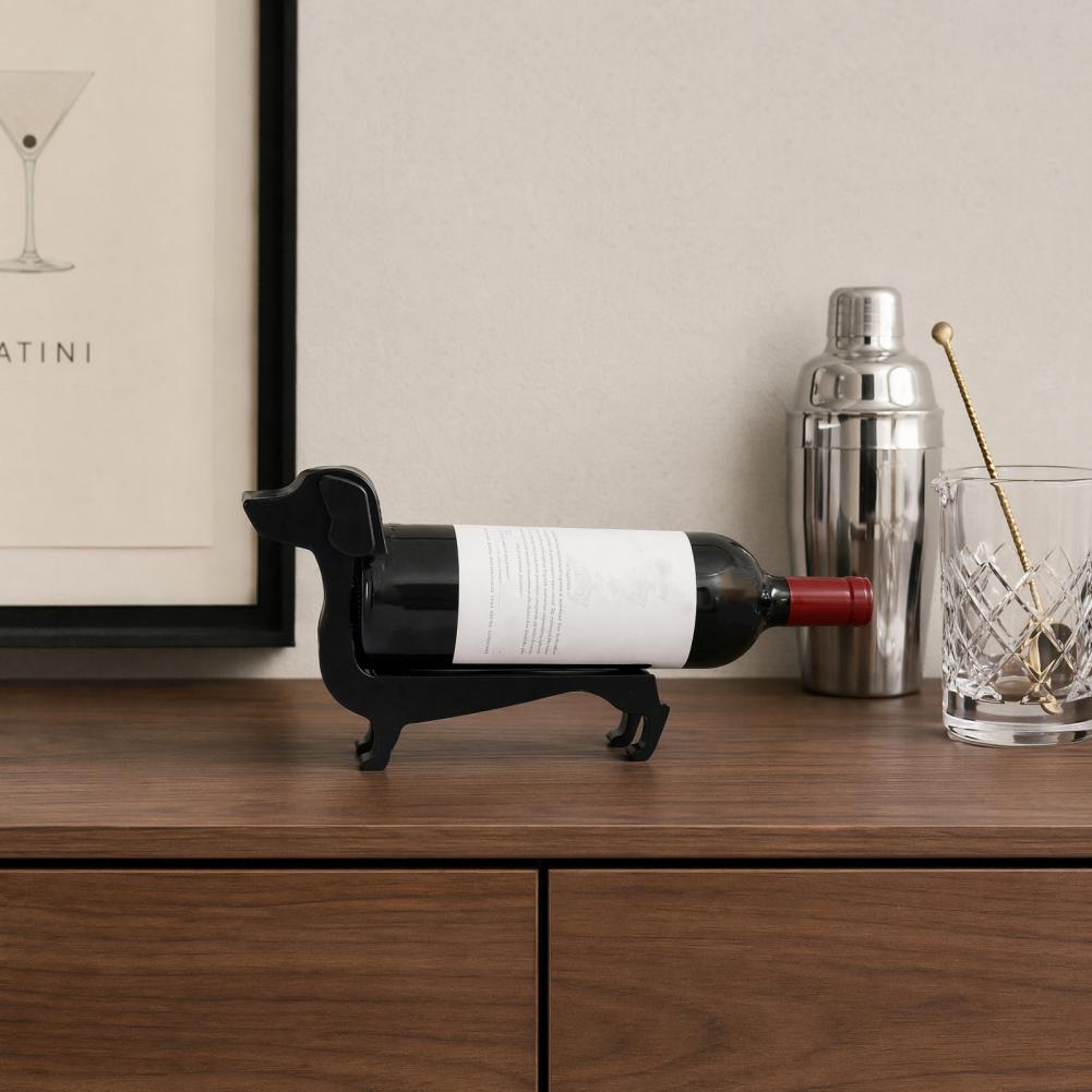 Home Bar Stand - حامل زجاجات نبيذ بلاستيكي على شكل
