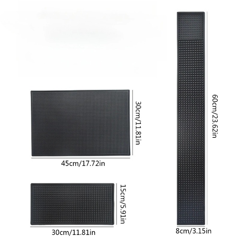 Bar Mat Rubber - حصيرة بار مطاطية لتجفيف الأطباق، حصيرة