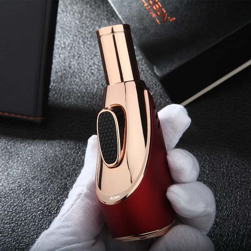 Smoking Gun Kit - ولاعة جوبون المقاومة للرياح بلهب أزرق،