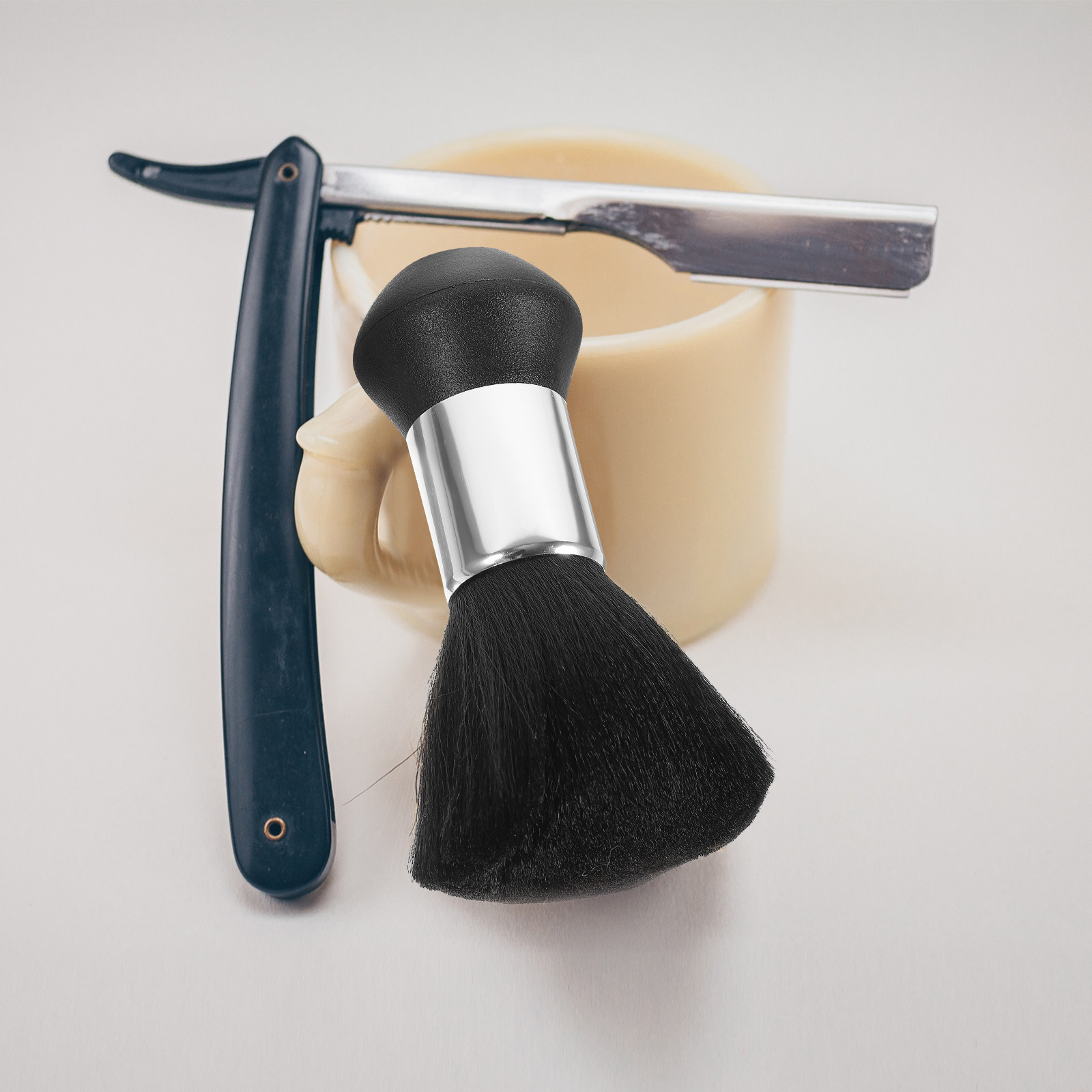 Home Barber - فرشاة تنظيف الشعر الاحترافية للرقبة، فرشاة