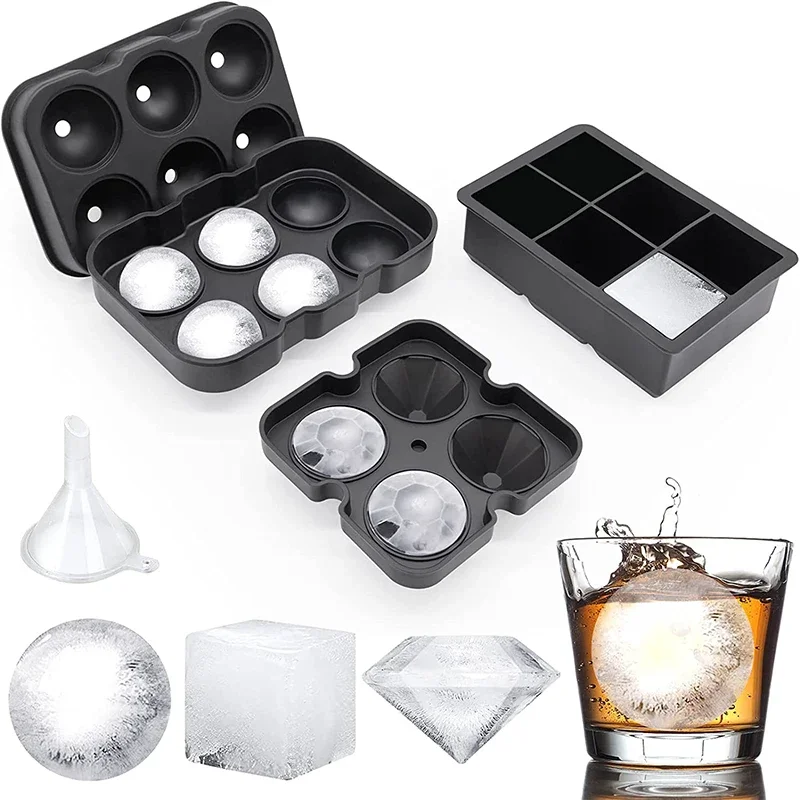 Ice Mold Sphere - صواني مكعبات الثلج الكبيرة قوالب مكعبات