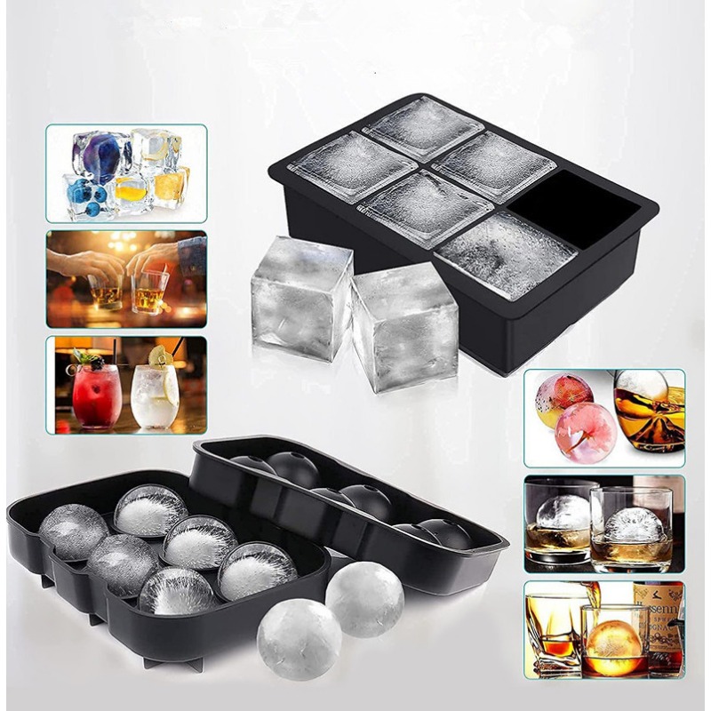 4/6/8/15 شبكات سيليكون آيس كيو - مراجعة Ice Mold Sphere وسعره