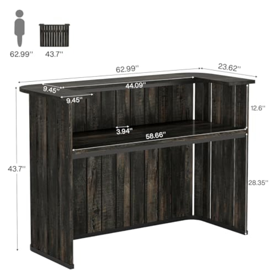 وحدة بار منزلية للاستخدام في ا - مراجعة Home Bar Shelves وسعره