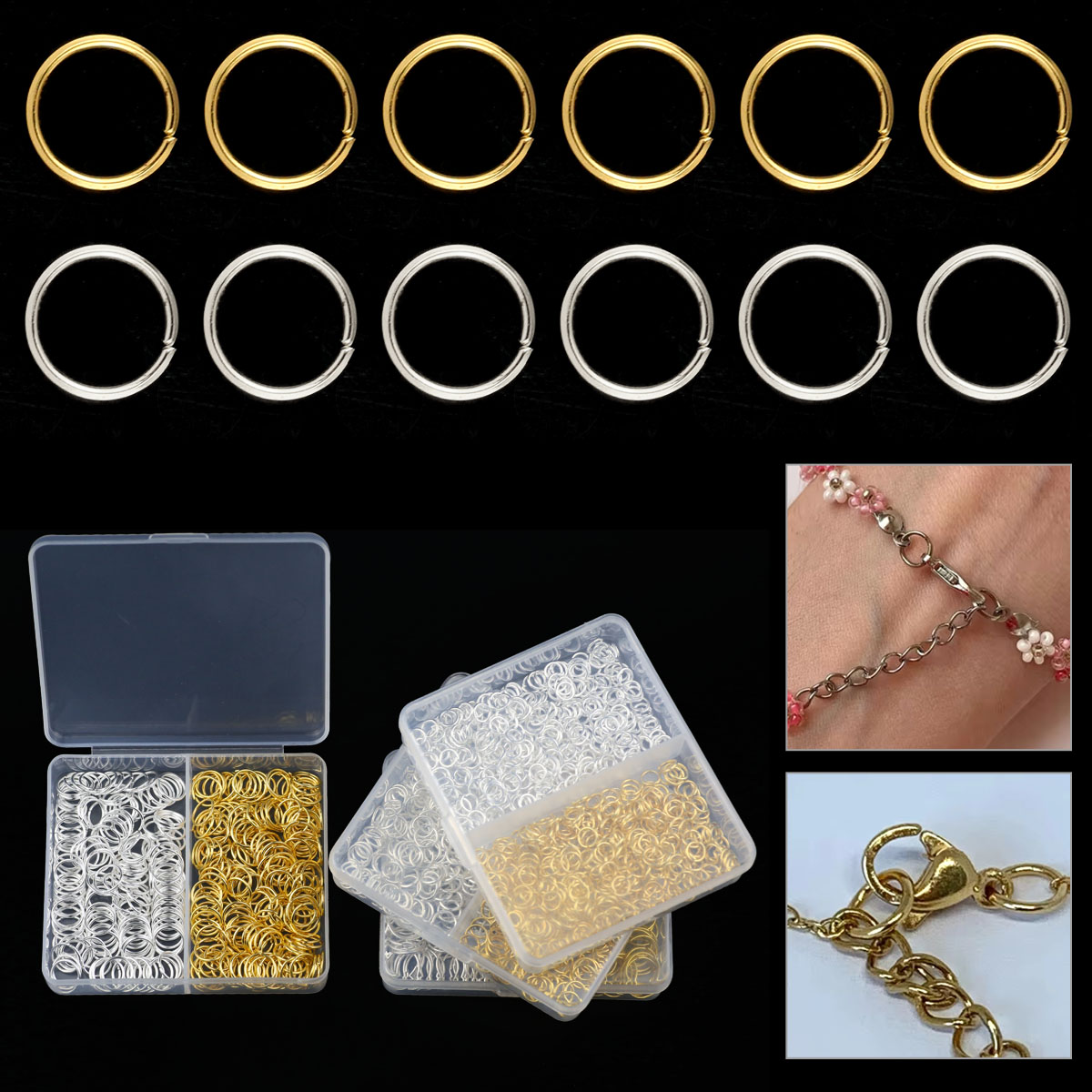 خاتم قفز مفتوح ذهبي وفضي لصنع  - مراجعة Bar Cart Gold وسعره