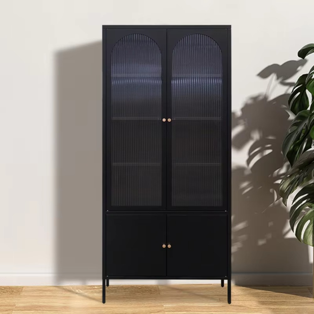 خزانة عرض زجاجية طويلة للمطبخ  - مراجعة Home Bar And Cabinet وسعره