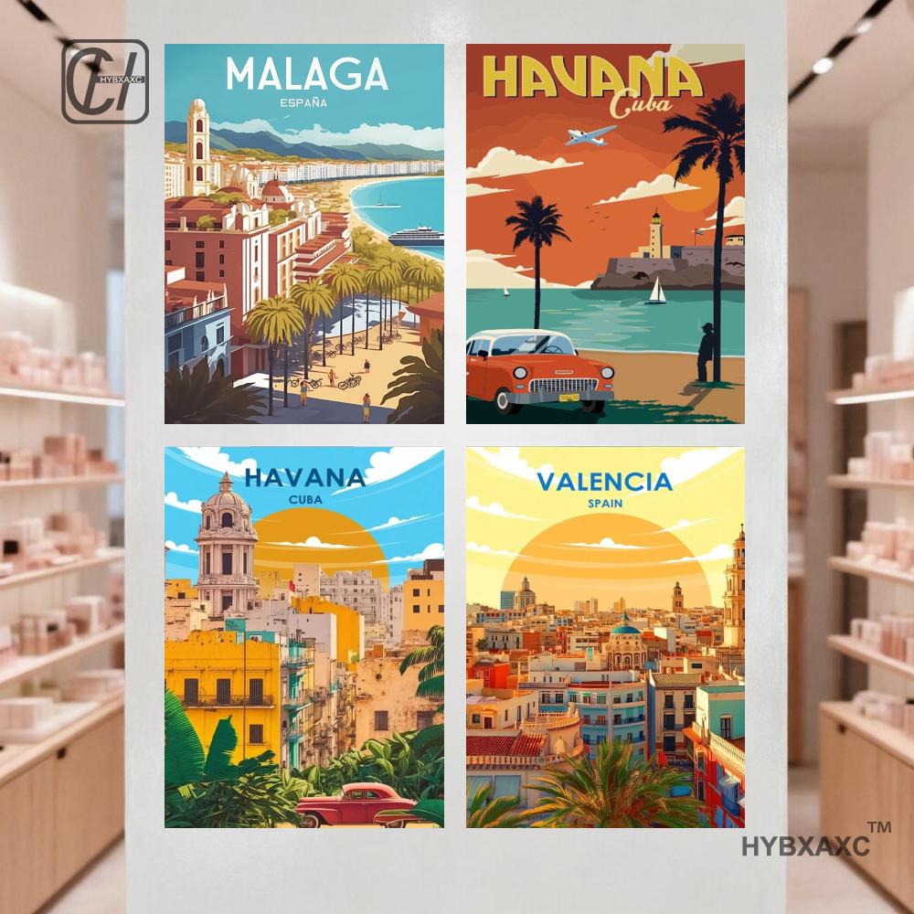 ملصق سفر إسبانيا، باريس، غران  - مراجعة Home Barcelona وسعره