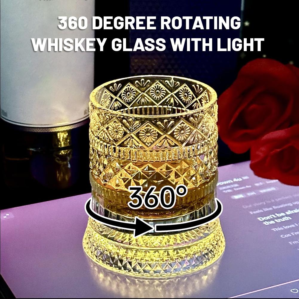 كؤوس ويسكي دوارة مع قاعدة زجاج - مراجعة Highball Glass Set وسعره