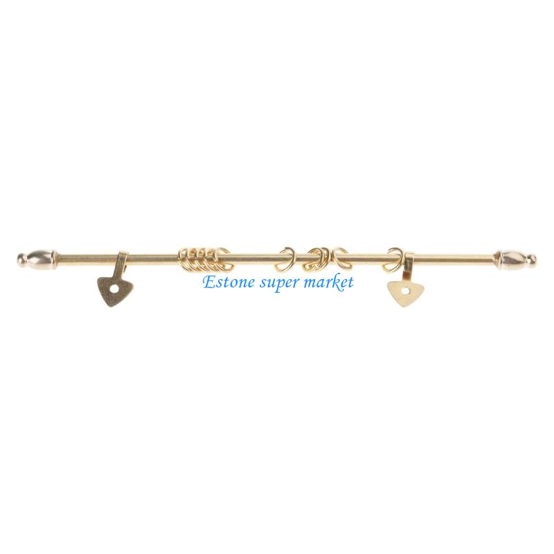 090B الذهب مصغرة قضيب للستائر  - مراجعة Home Bargains وسعره